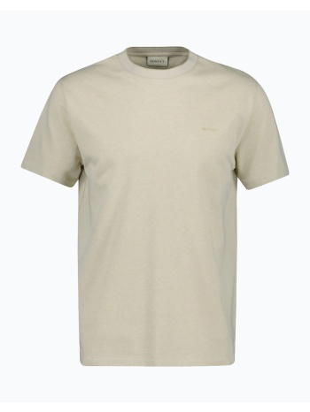 gant μπλουζα κμ 2 tone pique ss tshirt 3g2003414-200 ecru