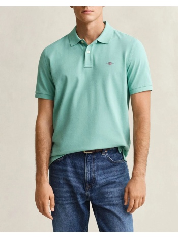 gant μπλουζα κμ reg shield ss pique polo 3g2210-1-323