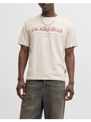 jack&jones jjdevin daytona print tee ss crew ln