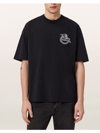 all saints terra ss crew m023pe-jet black jetblack