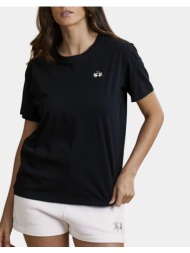 la martina μπλουζα t-shirt κμ woman t-shirt s/s 40/1 cotton 3lmwcr002-09999 black