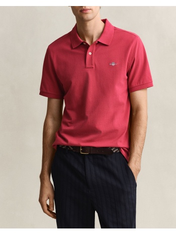 gant μπλουζα κμ reg shield ss pique polo 3g2210-1-609
