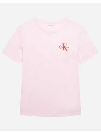 calvin klein jeans chest monologo ss t-shirt