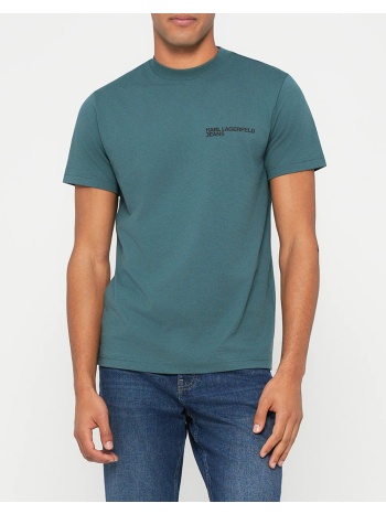 karl lagerfeld jeans klj slim ss tee a1m17003-2id petrol