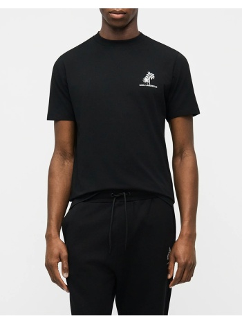 karl lagerfeld t-shirt crewneck 755041-562221-990 black