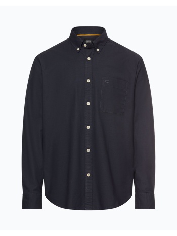 camel πουκάμισο μ.μ. solid b.d. c261-409105-7s05-48 darkblue