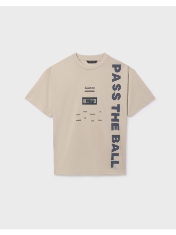 mayoral μπλουζα κοντομανικη αθλητικη 06034-025 biege