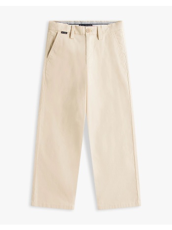 tommy hilfiger baggy chino pant kb0kb10199-8y-16y-aci biege