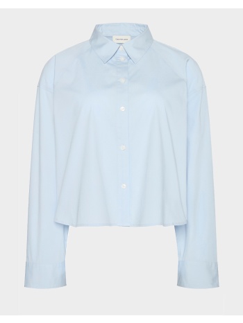 calvin klein jeans solid boxy cropped shirt lv047c141g-24q