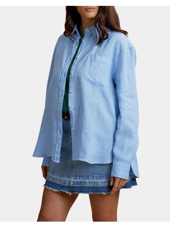 la martina πουκαμισο μμ woman shirt l/s linen