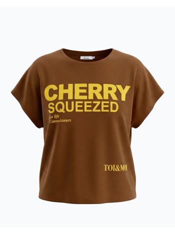 toi&moi μπλουζα 80-6739-126-331 chocolate