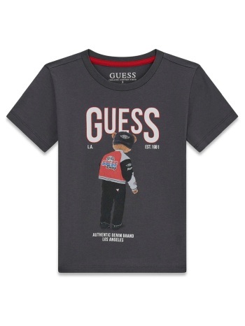 guess ss t-shirt μπλουζα παιδικο boy n6ri05k8hm4-g9i4 gray