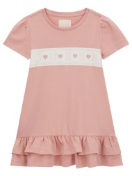 guess interlock ss dress φορεμα παιδικο girl k6rk13ka6w4-g682 pink