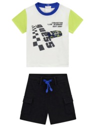 guess set ss t-shirt+active shorts σετ παιδικο boy i6rg01k8hm4-g011 mixed