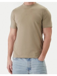 karl lagerfeld t-shirt crewneck 755047-562235-420 khaki
