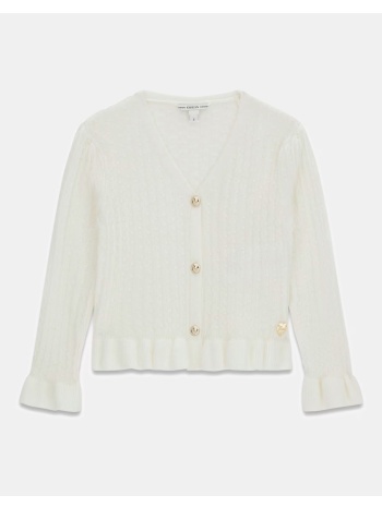 guess ls cardigan πλεκτο παιδικο girl k6rr03z4530-g011 white