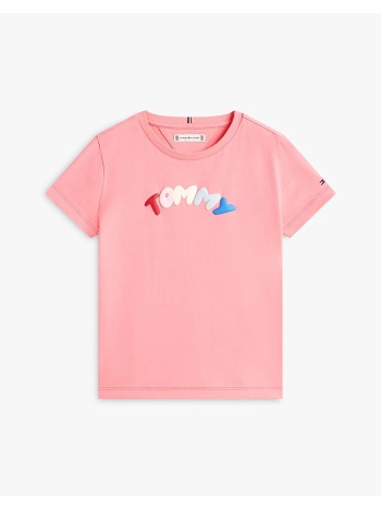 tommy hilfiger tommy puff print tee ss