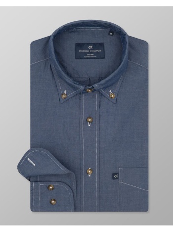 oxford company button down πουκαμισο j112-bz10.01-01