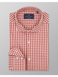 oxford company romeo slim fit πουκαμισο m137-rz21.06-06 red