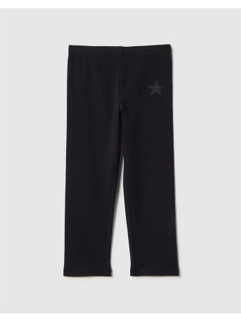 ovs legging 3/4 small glitter 2575591-black beauty black