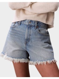 calvin klein jeans 90s short 3 in bardot blue lv047f765g-xhe denimlightblue