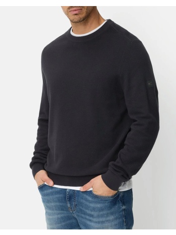 camel πλεκτό πουλοβερ crew neck c261-409500-7k00-48 darkblue