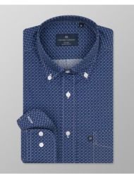oxford company button down πουκαμισο m161-bz10.01-01 blue