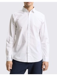 tom tailor stretch poplin shi πουκαμισο ανδρικο 1048449-20000 white