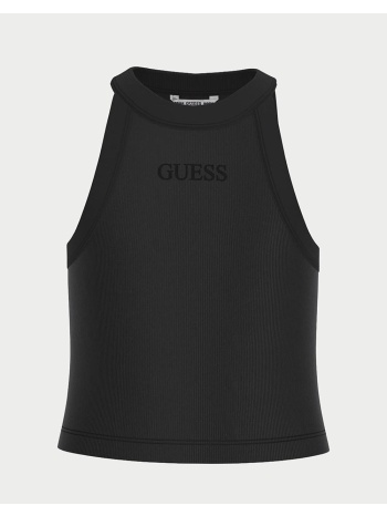guess gmt dye rib crop sl top μπλουζα παιδικο girl