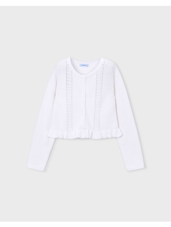 mayoral ζακετα πλεκτη 03383-094 white