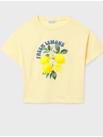 mayoral μπλουζα κοντομανικη σχεδιο 06009-093 lightyellow