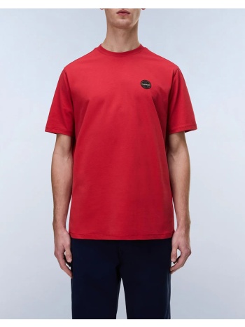 napapijri s-badge ss 1 np0a8949-npraq red