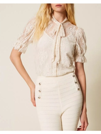 twinset πουκαμισο 261tp2625-00059 cream