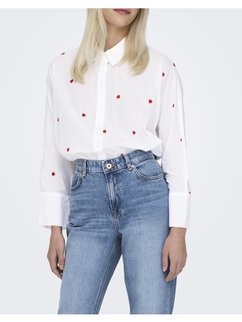 only onlnew lina grace ls emb shirt noos wvn