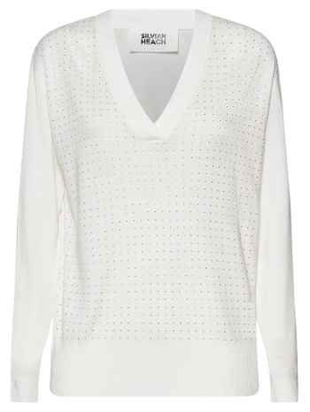 silvian heach sweater abiohar gpp26422ma-off offwhite