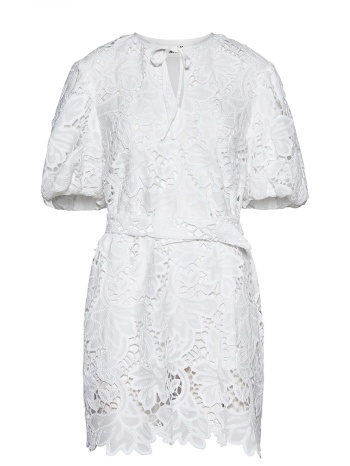 silvian heach short dress gaese gpp26327ve-white white