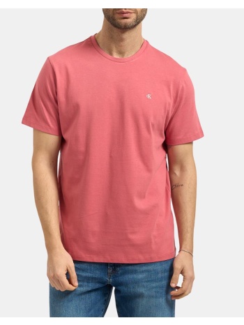calvin klein ss classic monogram tee lv04rd254g-tjg pink