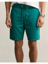 gant σορτς reg shield sweat shorts 3g2009027-379 darkgreen