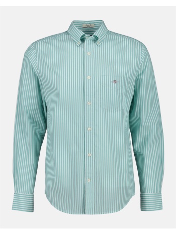 gant υποκαμισο μμ reg poplin stripe shirt 3g3000130-323