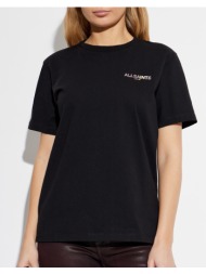 all saints blaze bf tee w032je-black black