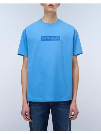 napapijri s-box logo ss 1 np0a4ifl-npb9a blue
