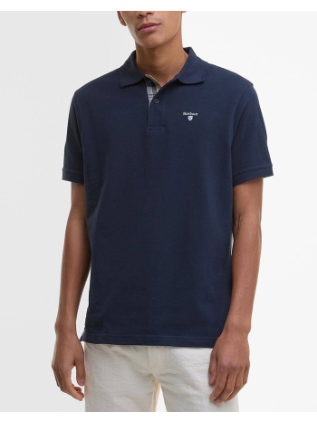 barbour μπλουζα polo mml0012-brny31 navyblue