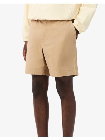 lacoste σορτς shorts 3gh2324-02s biege