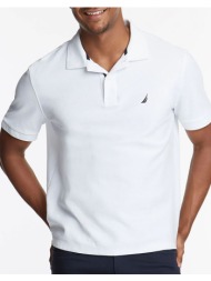 nautica μπλουζα πολο κμ cabin polo shirt 3ncn1cr0110-908 white