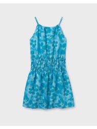 mayj φορεμα σταμπα τιραντες 06917-046 blue