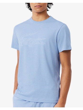 lacoste μπλουζα κμ tee-shirt ss 3th1761-49y lightblue