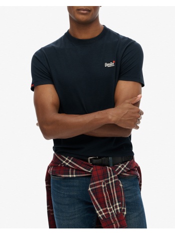 superdry d1 essential contrast emb tee μπλουζα ανδρικο
