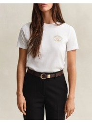 gant μπλουζα κμ rope graphic ss t-shirt 3gw4201443-113 offwhite