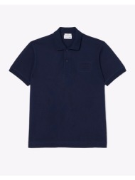 lacoste μπλουζα πολο κμ polo ss 3ph0752-166 darkblue