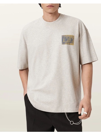 all saints ayedee ss crew m011pe-pebble grey lightgray